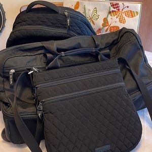 luggage duffle  &Back pack rolling luggage and crossbody bag. all match